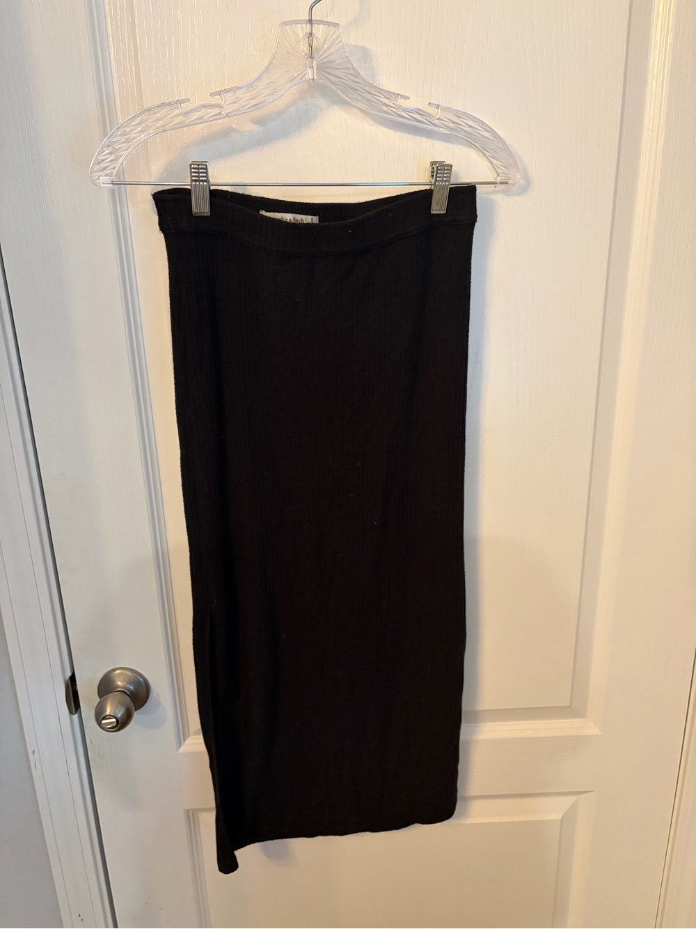 Abercrombie & Fitch Black Maxi Knit Skirt